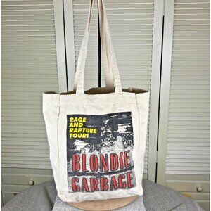 BLONDIE & GARBAGE Rage And Rapture OFFICIAL TOUR Canvas Tote - Purchased at Show